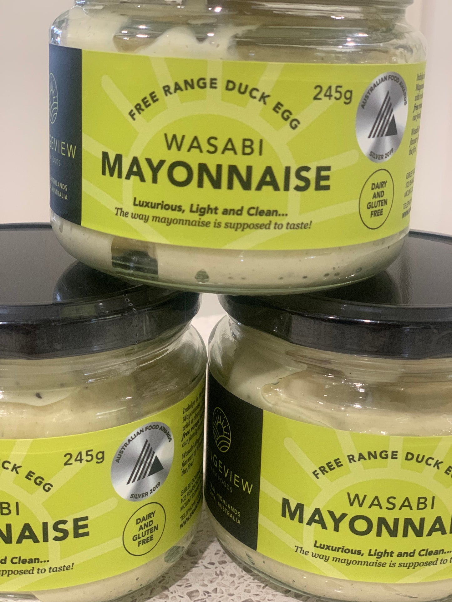 Duck Egg Mayonnaise - Wasabi - 245g